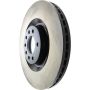 CENTRIC PARTS 125.38022 Centric Premium High Carbon Alloy Brake Rotor