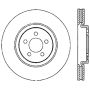 CENTRIC PARTS 125.39037 Centric Premium High Carbon Alloy Brake Rotor