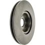 CENTRIC PARTS 125.39056 Centric Premium High Carbon Alloy Brake Rotor