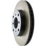 CENTRIC PARTS 125.40032 Centric Premium High Carbon Alloy Brake Rotor