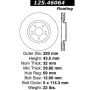 CENTRIC PARTS 125.46064 Centric Premium High Carbon Alloy Brake Rotor