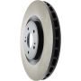 CENTRIC PARTS 125.46076 Centric Premium High Carbon Alloy Brake Rotor