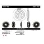 CENTRIC PARTS 125.61109 Centric Premium High Carbon Alloy Brake Rotor