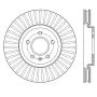 CENTRIC PARTS 125.62152 Centric Premium High Carbon Alloy Brake Rotor