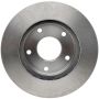 CENTRIC PARTS 125.66038 Centric Premium High Carbon Alloy Brake Rotor