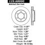 CENTRIC PARTS 125.68000 Centric Premium High Carbon Alloy Brake Rotor