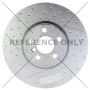 CENTRIC PARTS 126.34186 Centric Premium OE Style Slotted Brake Rotor