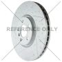 CENTRIC PARTS 126.34186 Centric Premium OE Style Slotted Brake Rotor