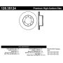 CENTRIC PARTS 126.35124 Centric Premium OE Style Slotted Brake Rotor