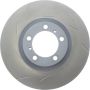 CENTRIC PARTS 126.37108 Centric Premium OE Style Slotted Brake Rotor
