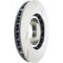 CENTRIC PARTS 126.37108 Centric Premium OE Style Slotted Brake Rotor