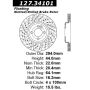 CENTRIC PARTS 127.34101 Centric Premium OE Style Drilled and Slotted Brake Rotor