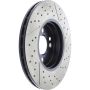 CENTRIC PARTS 127.34101 Centric Premium OE Style Drilled and Slotted Brake Rotor
