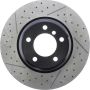 CENTRIC PARTS 127.34104 Centric Premium OE Style Drilled and Slotted Brake Rotor