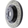 CENTRIC PARTS 127.35119 Centric Premium OE Style Drilled and Slotted Brake Rotor