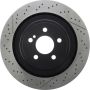 CENTRIC PARTS 127.35121 Centric Premium OE Style Drilled and Slotted Brake Rotor