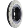 CENTRIC PARTS 127.35121 Centric Premium OE Style Drilled and Slotted Brake Rotor