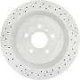 CENTRIC PARTS 127.35129 Centric Premium OE Style Drilled and Slotted Brake Rotor