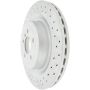 CENTRIC PARTS 127.35129 Centric Premium OE Style Drilled and Slotted Brake Rotor