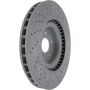 CENTRIC PARTS 127.35136 Centric Premium OE Style Drilled and Slotted Brake Rotor