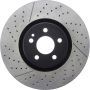 CENTRIC PARTS 127.35158 Centric Premium OE Style Drilled and Slotted Brake Rotor