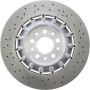 CENTRIC PARTS 128.07004 Centric Premium OE Style Drilled Brake Rotor