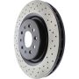 CENTRIC PARTS 128.20020 Centric Premium OE Style Drilled Brake Rotor