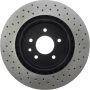 CENTRIC PARTS 128.20021 Centric Premium OE Style Drilled Brake Rotor