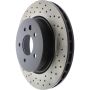 CENTRIC PARTS 128.20021 Centric Premium OE Style Drilled Brake Rotor