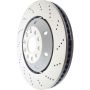 CENTRIC PARTS 128.33081 Centric Premium OE Style Drilled Brake Rotor