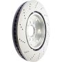 CENTRIC PARTS 128.33081 Centric Premium OE Style Drilled Brake Rotor