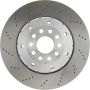CENTRIC PARTS 128.33082 Centric Premium OE Style Drilled Brake Rotor