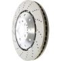 CENTRIC PARTS 128.33122 Centric Premium OE Style Drilled Brake Rotor
