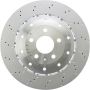 CENTRIC PARTS 128.33126 Centric Premium OE Style Drilled Brake Rotor