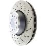 CENTRIC PARTS 128.34081 Centric Premium OE Style Drilled Brake Rotor