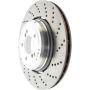 CENTRIC PARTS 128.34083 Centric Premium OE Style Drilled Brake Rotor