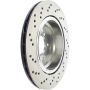 CENTRIC PARTS 128.34087 Centric Premium OE Style Drilled Brake Rotor