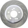 CENTRIC PARTS 128.34088 Centric Premium OE Style Drilled Brake Rotor