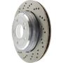 CENTRIC PARTS 128.34088 Centric Premium OE Style Drilled Brake Rotor