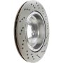 CENTRIC PARTS 128.34088 Centric Premium OE Style Drilled Brake Rotor