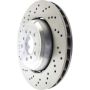 CENTRIC PARTS 128.34106 Centric Premium OE Style Drilled Brake Rotor