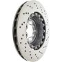 CENTRIC PARTS 128.34106 Centric Premium OE Style Drilled Brake Rotor