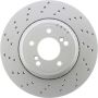 CENTRIC PARTS 128.34110 Centric Premium OE Style Drilled Brake Rotor
