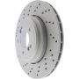 CENTRIC PARTS 128.34110 Centric Premium OE Style Drilled Brake Rotor