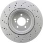 CENTRIC PARTS 128.34111 Centric Premium OE Style Drilled Brake Rotor