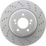 CENTRIC PARTS 128.34111 Centric Premium OE Style Drilled Brake Rotor