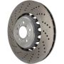 CENTRIC PARTS 128.34148 Centric Premium OE Style Drilled Brake Rotor