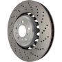 CENTRIC PARTS 128.34149 Centric Premium OE Style Drilled Brake Rotor