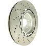 CENTRIC PARTS 128.34161 Centric Premium OE Style Drilled Brake Rotor