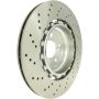 CENTRIC PARTS 128.34162 Centric Premium OE Style Drilled Brake Rotor
